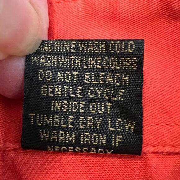 Drysdale Men's Western Shirt in Orange with Pearl Buttons Size XL - Picture 6 of 6